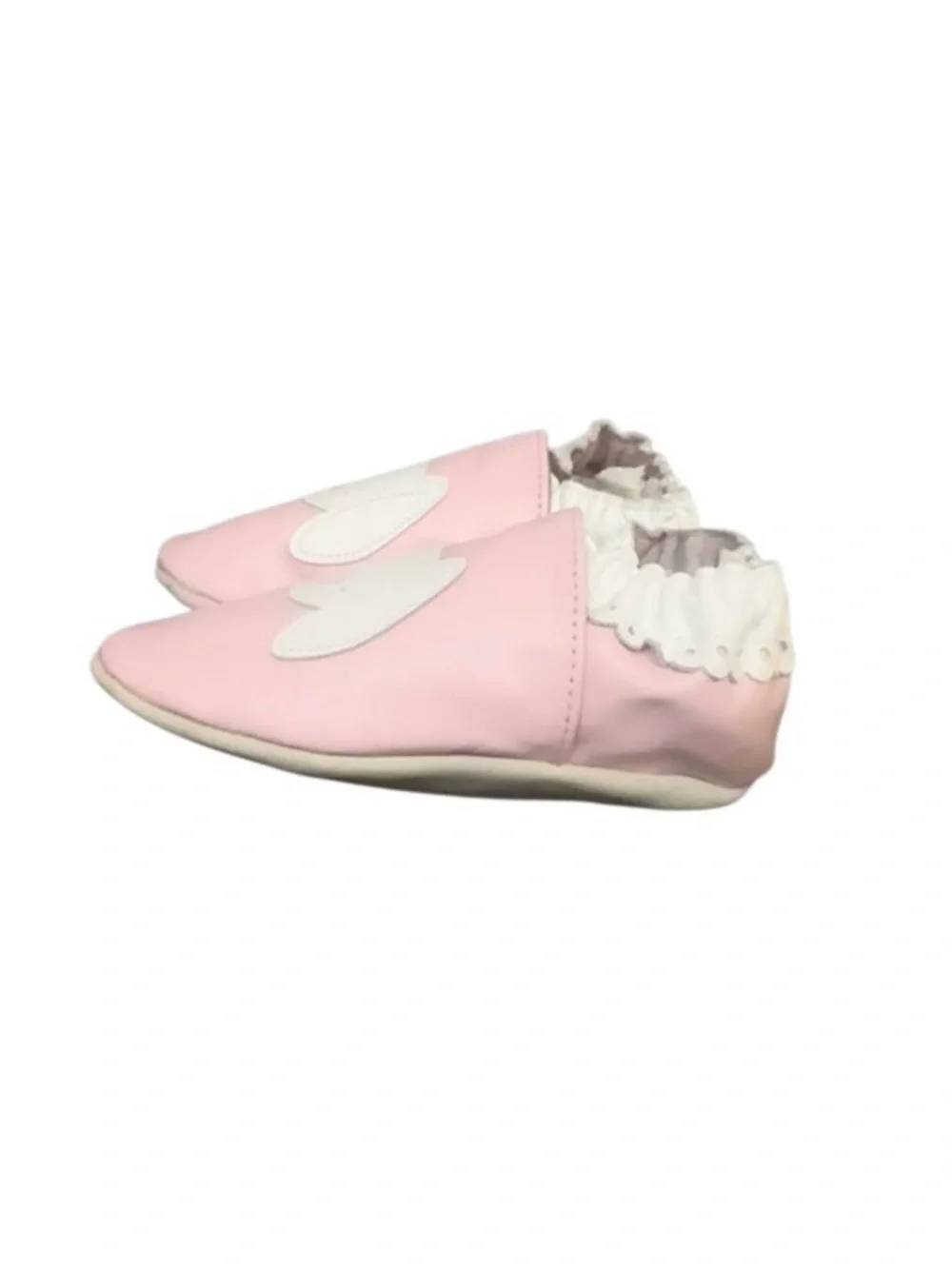 NIP 🐰NEW💥 ROBEEZ Bunny soft sole baby girls shoes size 18-24 months 5 5.5 6